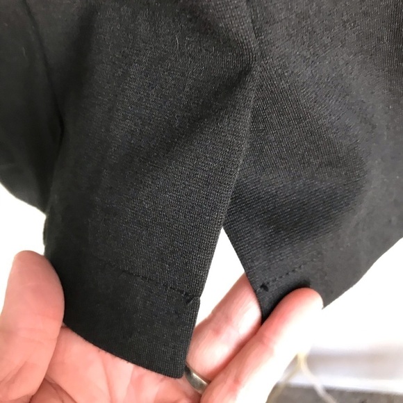 Love Stitch Black Stretch Knit Shift Dress W/Rhinestones Size L - Picture 9 of 10